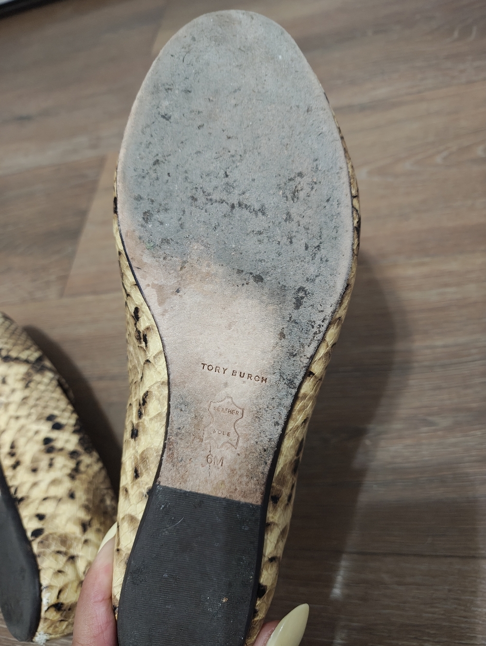 Tory Burch Eleonor Loafer Snake Print Leather View 5